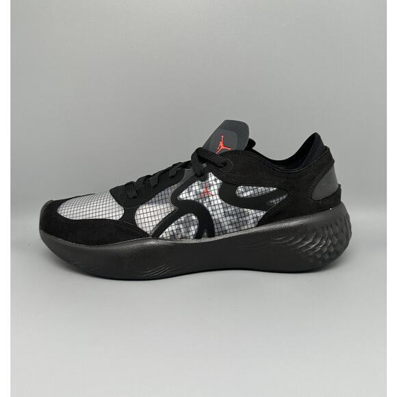 Jordan Delta 3 Low Black Chile Red Grey Shoes Men's 12 - Picture 6 of 10